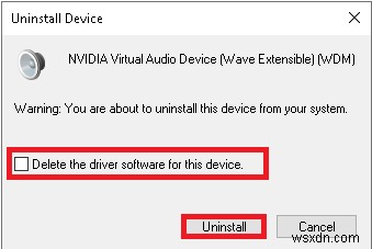 NVIDIA 가상 오디오 장치 Wave Extensible이란 무엇입니까? 