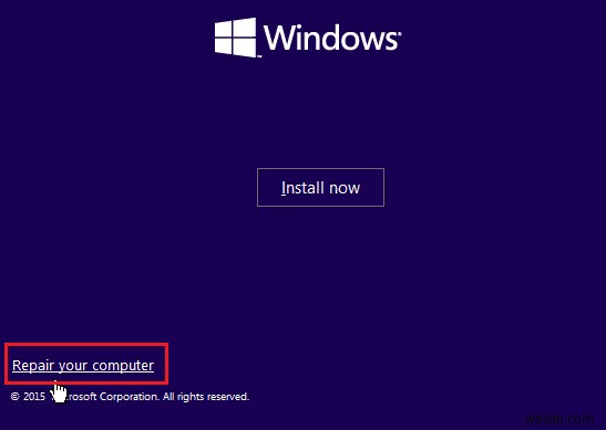 Windows 준비 시 Windows 10에서 멈추는 문제 수정