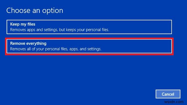 Windows 준비 시 Windows 10에서 멈추는 문제 수정