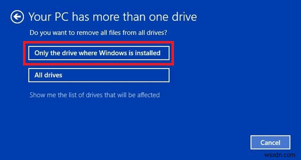 Windows 준비 시 Windows 10에서 멈추는 문제 수정