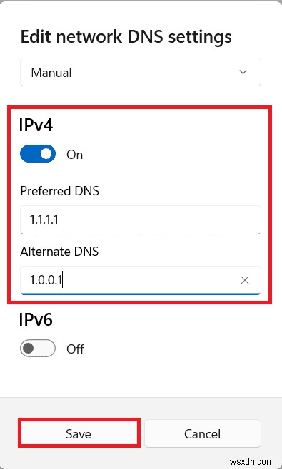 Windows 11에서 DNS 서버를 변경하는 방법 