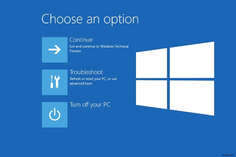 Windows 10을 복구 모드로 부팅하는 방법 