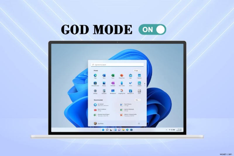 Windows 11에서 God 모드를 활성화하는 방법 