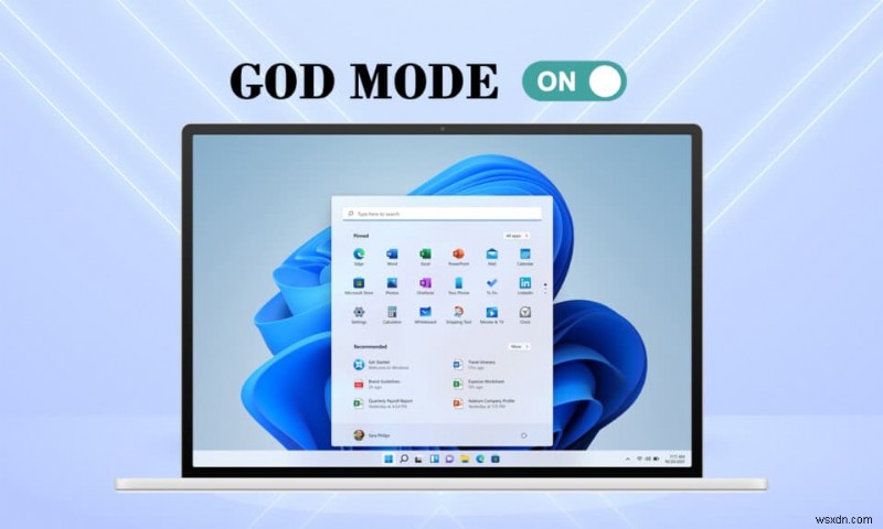 Windows 11에서 God 모드를 활성화하는 방법 