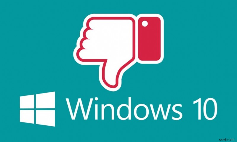 Windows 10이 좋지 않은 이유