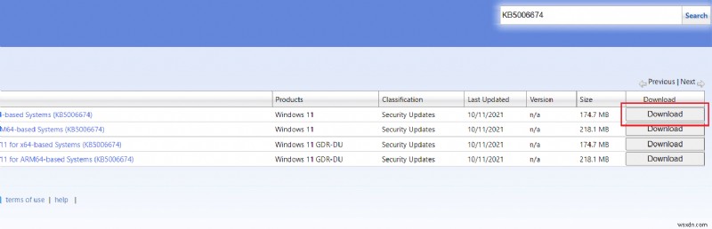 Windows 11 업데이트 오류 0x800f0988 수정