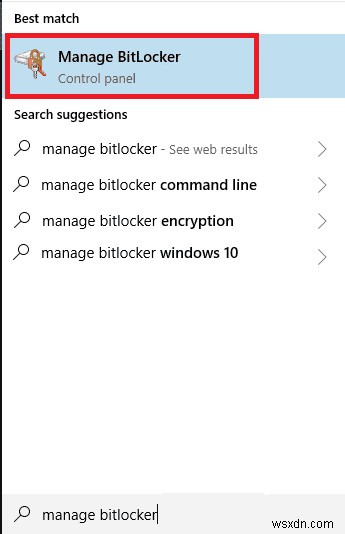 Windows 10에서 BitLocker를 비활성화하는 방법 