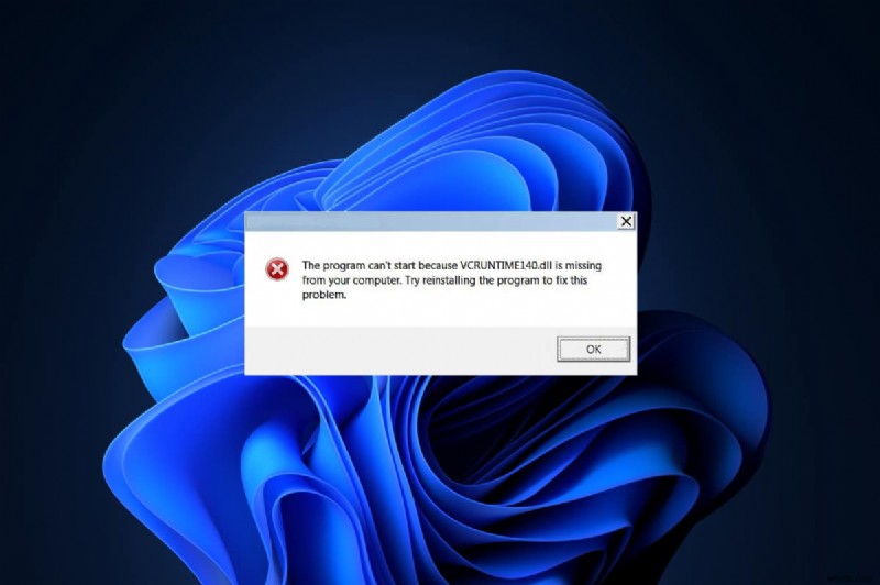Windows 11에서 누락된 VCRUNTIME140.dll 수정 
