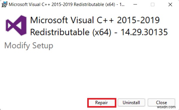 Windows 11에서 누락된 VCRUNTIME140.dll 수정 