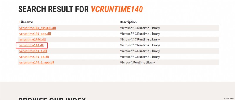 Windows 11에서 누락된 VCRUNTIME140.dll 수정 