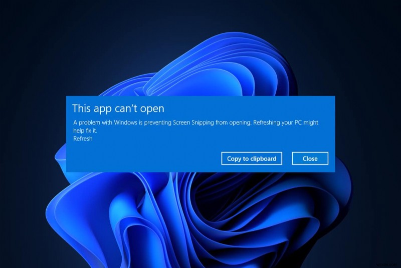 Windows 11에서 앱을 열 수 없는 문제 수정 