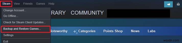 Steam 게임을 백업하는 방법 