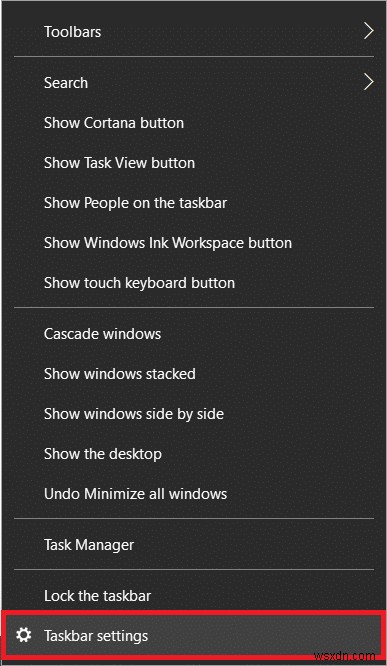 Windows 10 작업 표시줄 아이콘 누락 수정 