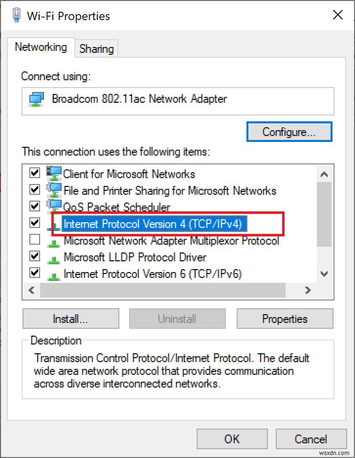 Windows 10에서 Wi-Fi 어댑터가 작동하지 않는 문제 수정 