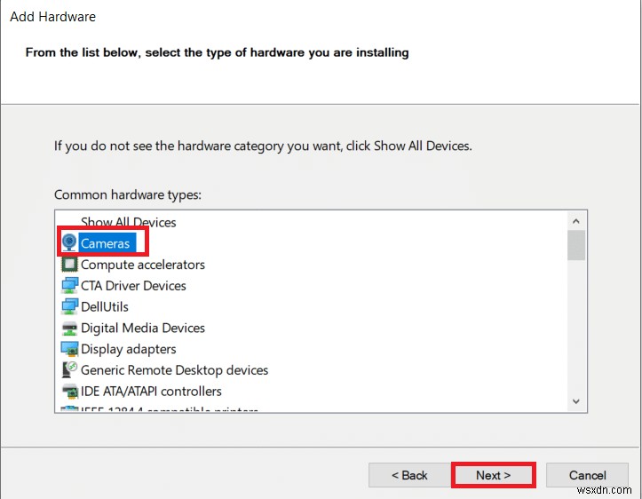 Windows 10에서 노트북 카메라가 감지되지 않는 문제 수정