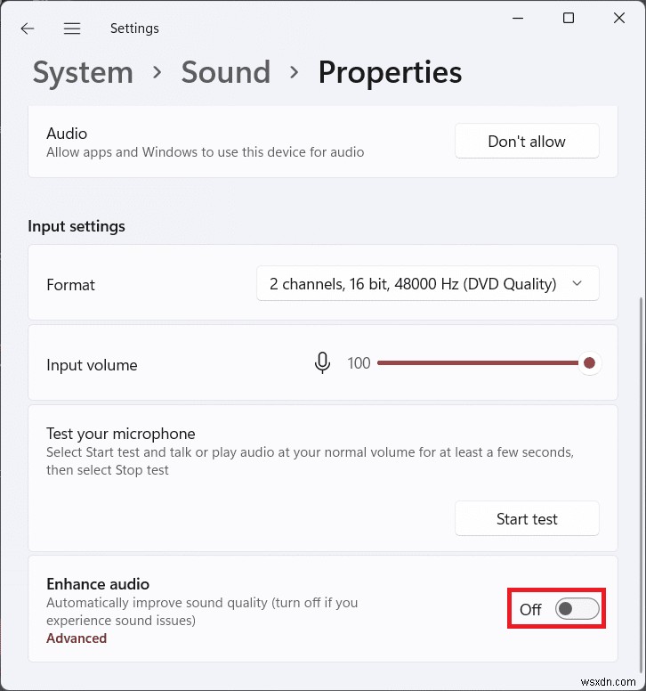 Windows 11에서 낮은 마이크 볼륨 수정