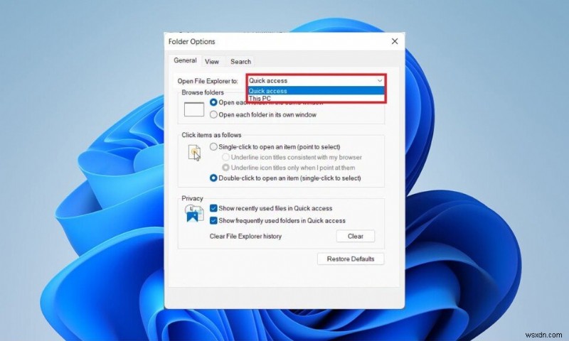 Windows 11에서 빠른 액세스를 활성화 또는 비활성화하는 방법 