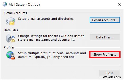 Windows 10에서 Outlook 앱이 열리지 않는 문제 수정 