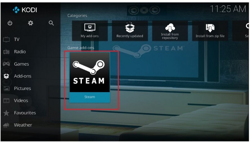 Kodi에서 Steam 게임을 플레이하는 방법