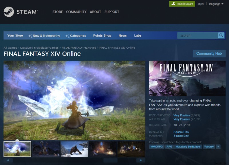 Final Fantasy XIV Windows 11 지원