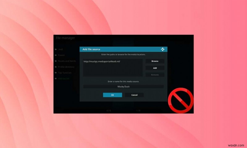 Kodi Mucky Duck Repo가 작동하지 않는 문제 수정
