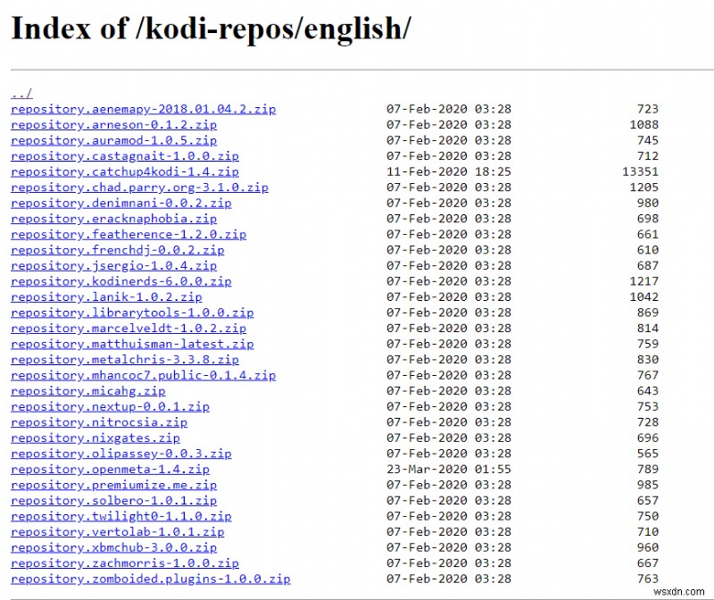 Kodi Mucky Duck Repo가 작동하지 않는 문제 수정