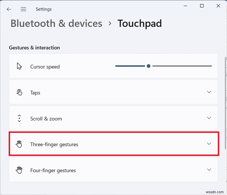 Windows 11에서 터치패드 제스처를 비활성화하는 방법 