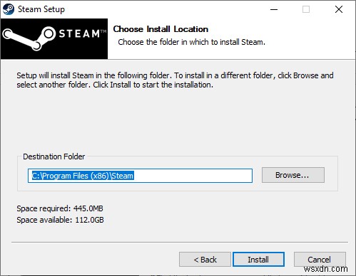 Windows 10에서 Steam 오류 코드 e502 l3 수정