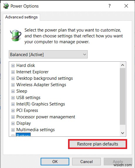 Windows 10 절전 모드가 작동하지 않는 문제 수정 