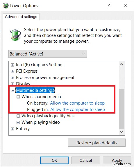 Windows 10 절전 모드가 작동하지 않는 문제 수정 