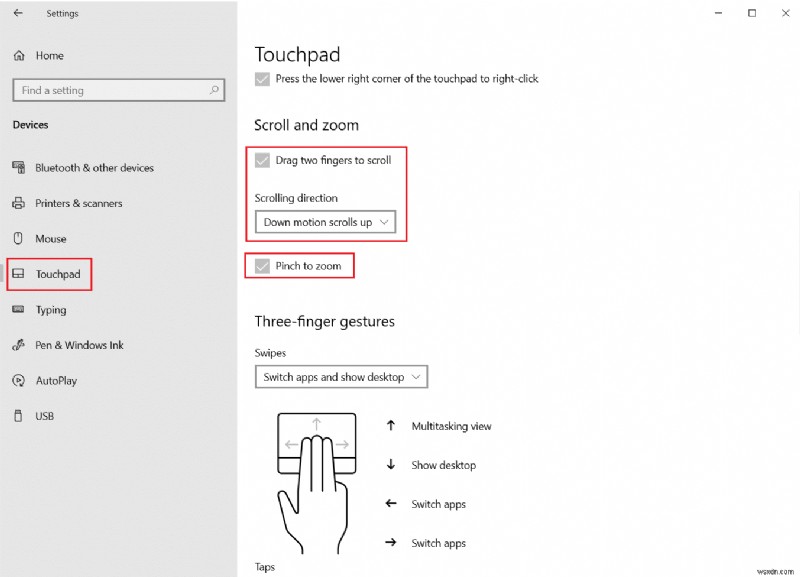 Windows 10에서 터치패드 스크롤이 작동하지 않는 문제 수정 