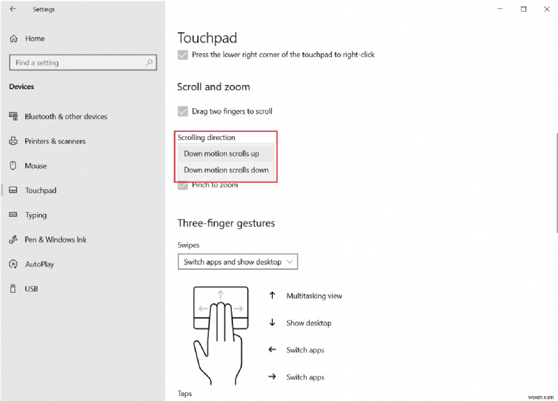 Windows 10에서 터치패드 스크롤이 작동하지 않는 문제 수정 