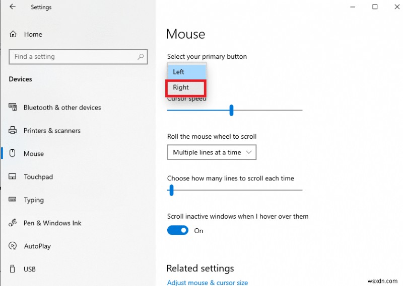 Windows 10에서 마우스 버튼을 재할당하는 방법
