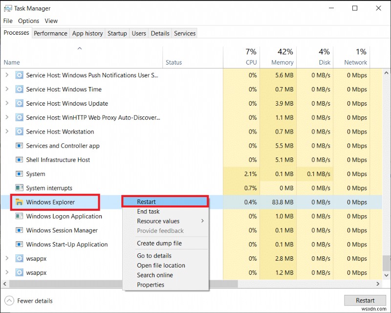 Windows 10 볼륨 컨트롤이 작동하지 않는 문제 수정 