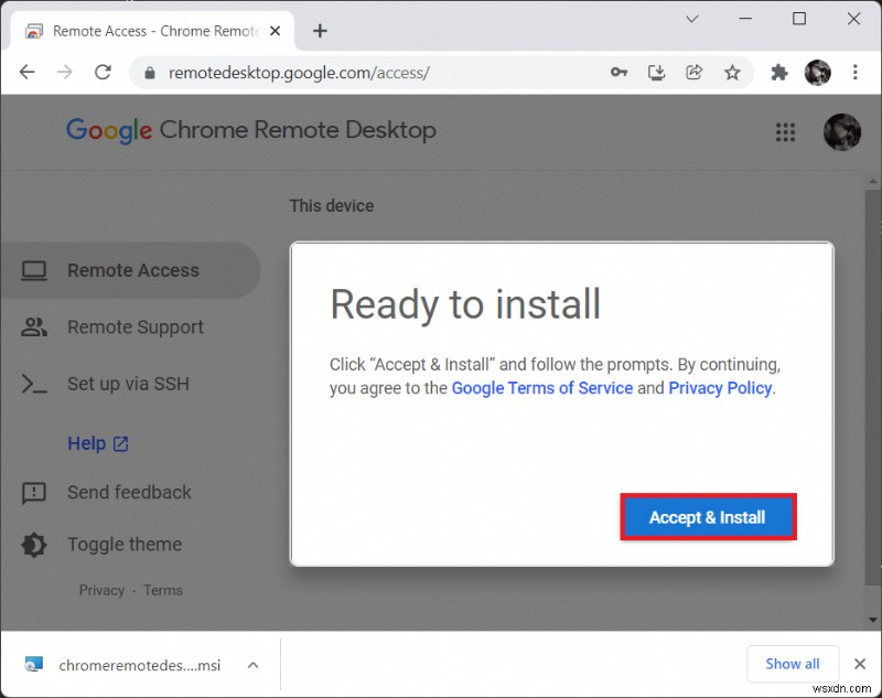 Windows 11에서 Chrome 원격 데스크톱을 활성화하는 방법