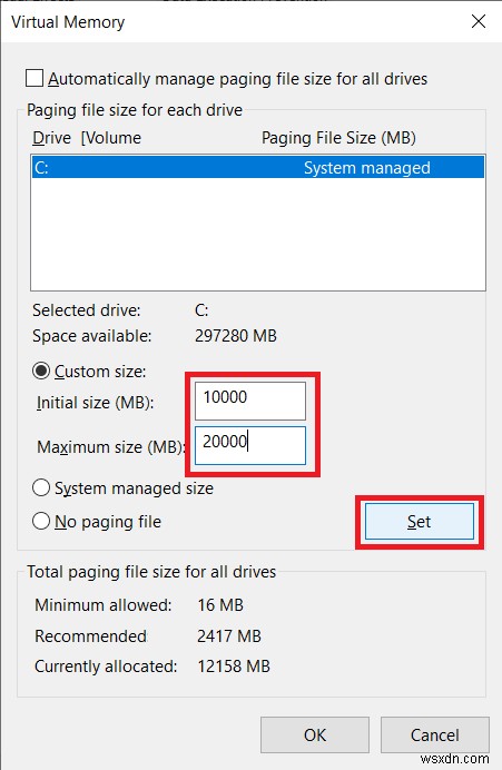 Windows 10에서 WSAPPX 높은 디스크 사용량 수정 
