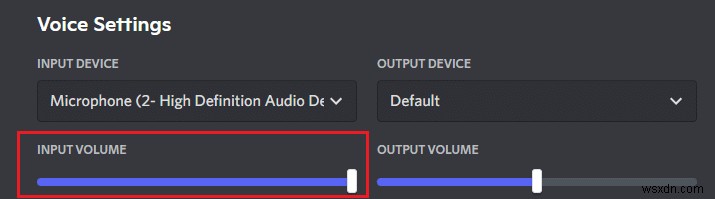 마이크를 감지하지 못하는 Discord 수정