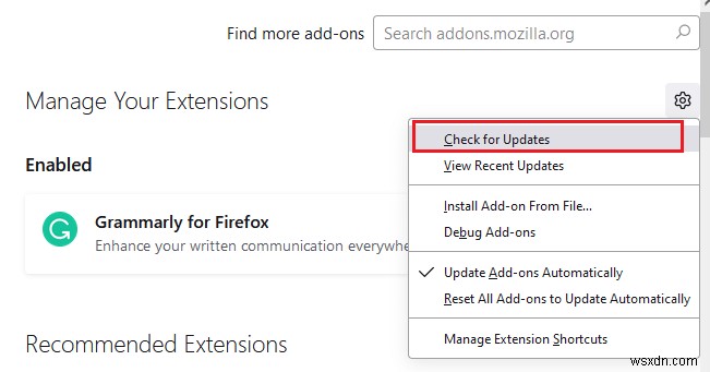 Firefox가 페이지를 로드하지 않는 문제를 해결하는 방법