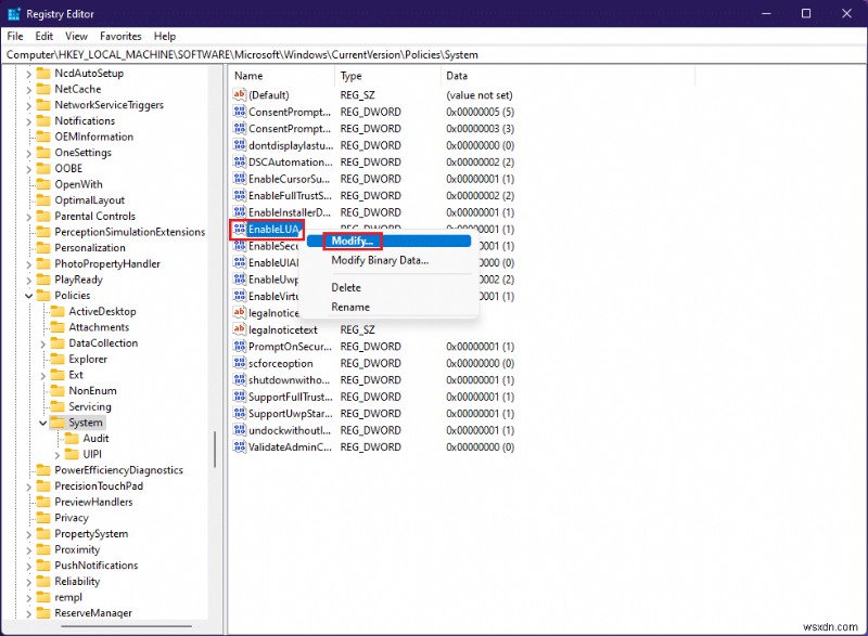 Windows 11에서 사용자 계정 컨트롤을 활성화 또는 비활성화하는 방법 