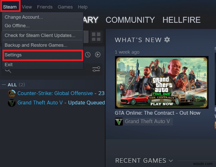 Steam 콘텐츠 파일 잠금 오류 수정 