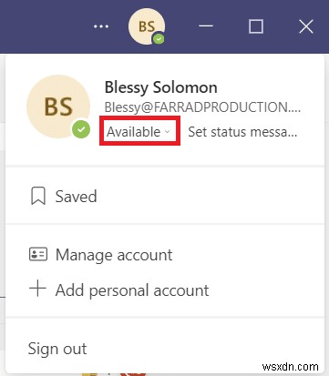 Microsoft Teams 상태를 유지하는 방법