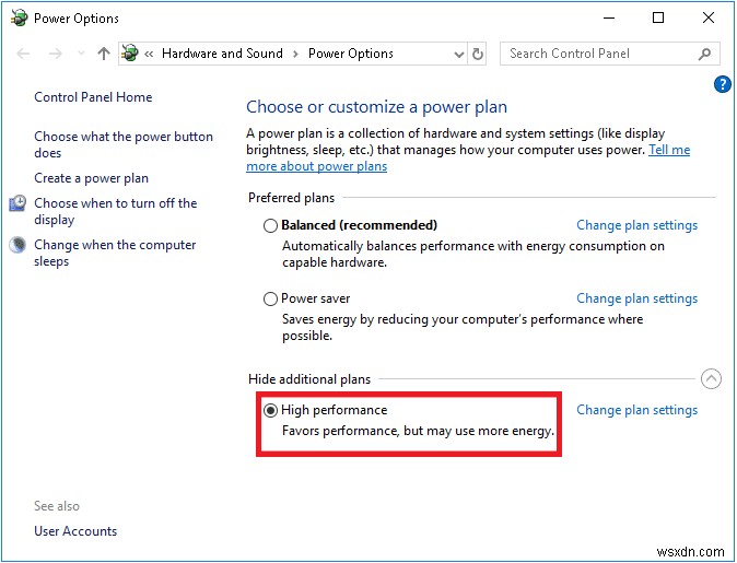 Ntoskrnl.exe 높은 CPU 사용량 수정 