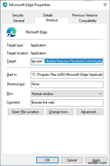 Microsoft Edge에서 오류 상태 BREAKPOINT 수정 