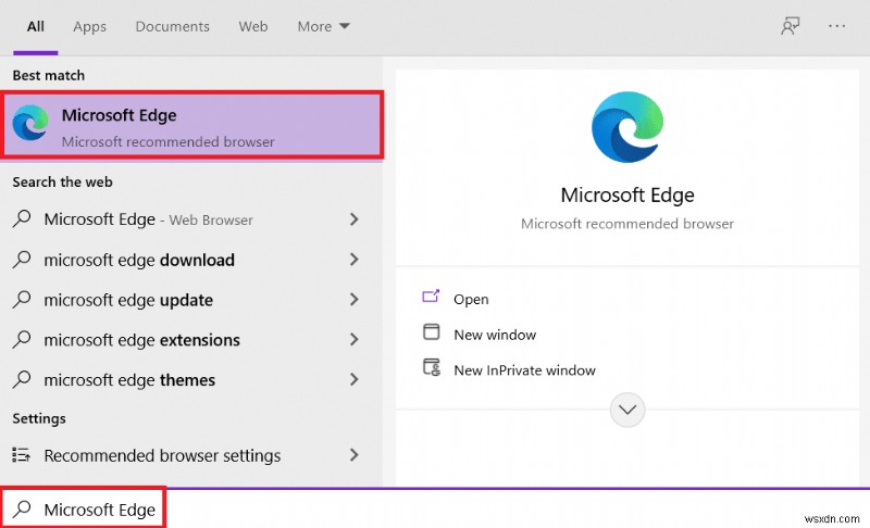 Windows 10에서 변경된 Microsoft Edge ERR 네트워크 수정 