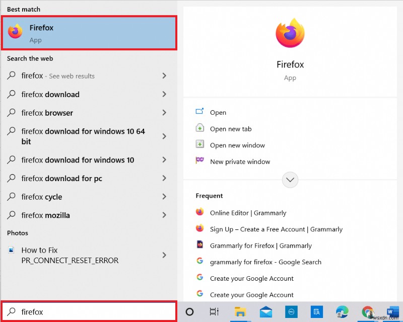 Firefox가 응답하지 않는 문제 수정 