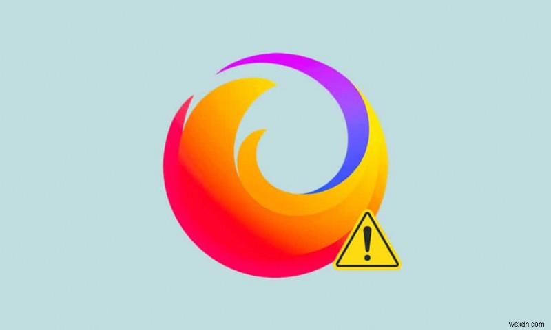 Firefox 연결 재설정 오류 수정 