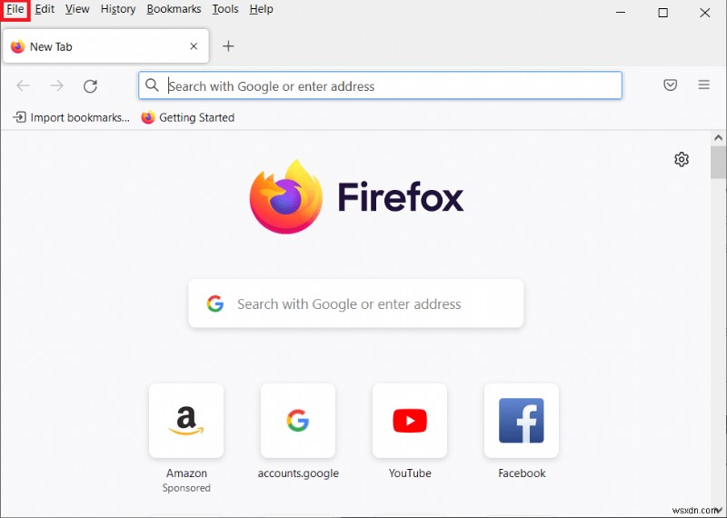 Firefox 연결 재설정 오류 수정 