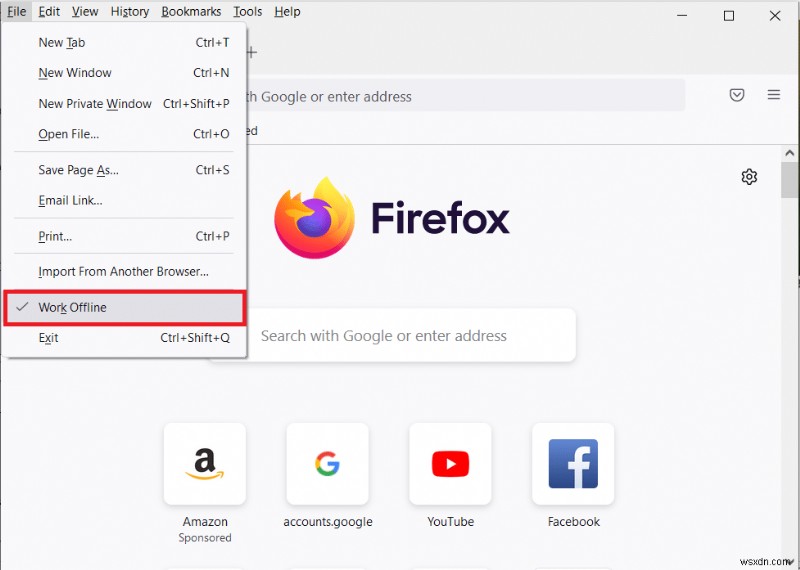 Firefox 연결 재설정 오류 수정 