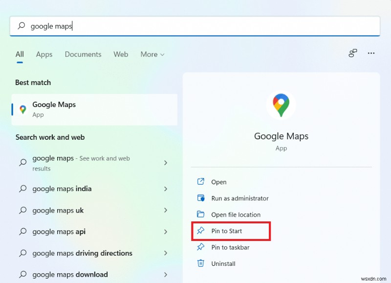 Windows 11용 Google 지도를 다운로드하는 방법 