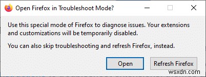 Firefox가 이미 실행 중임을 수정 